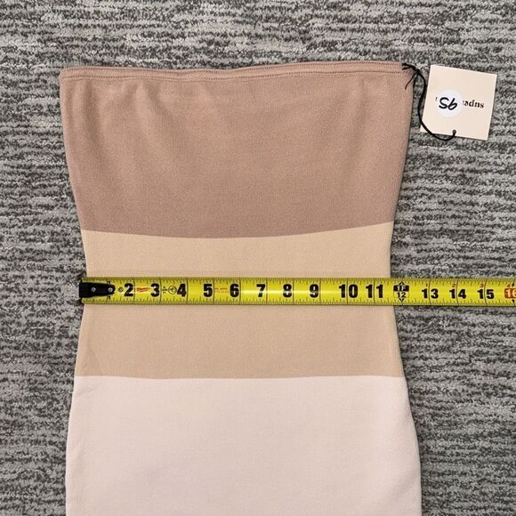 NWT Superdown Perla Ombre Mini Dress in Nude Ombre Revolve Neapolitan Large - Picture 10 of 16